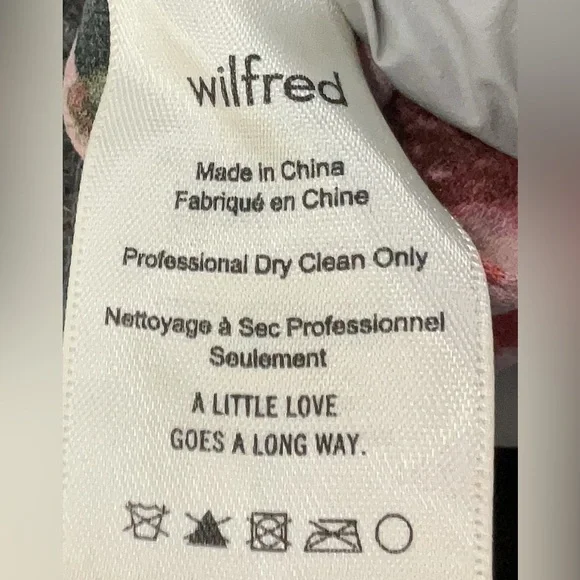 Aritzia Wilfred Sevres Blouse - Black / Floral (S) - Picture 6 of 7